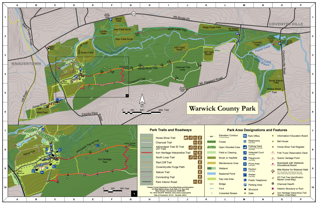 Warwick Park Map